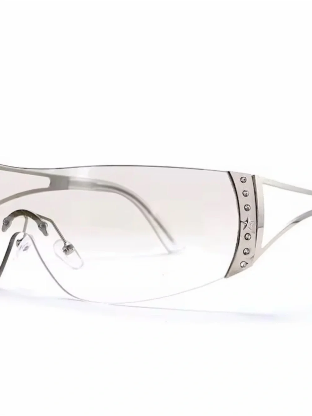 Shield Sunglasses - Pink Lens